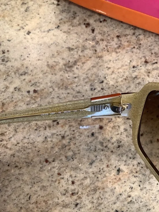 Kate Spade Women’s Lulu Tortoise Sunglasses - Brown Gold - Picture 5 of 6